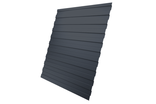 Профнастил C8A 0,5 Satin RAL 7024 мокрый асфальт