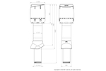 Выход вентиляционный Vilpe Flow 125/160/700 ИЗ красный