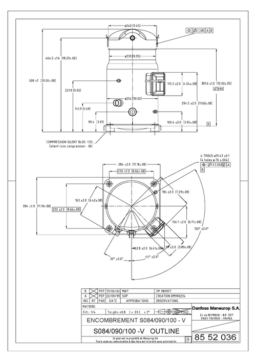 SZ084-4VM Компрессор спиральный