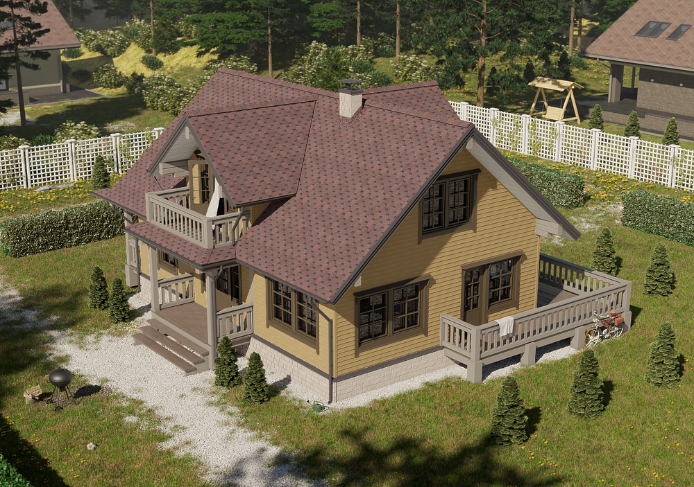 Сайдинг LUX под дерево, Ёлочка, зрелый каштан