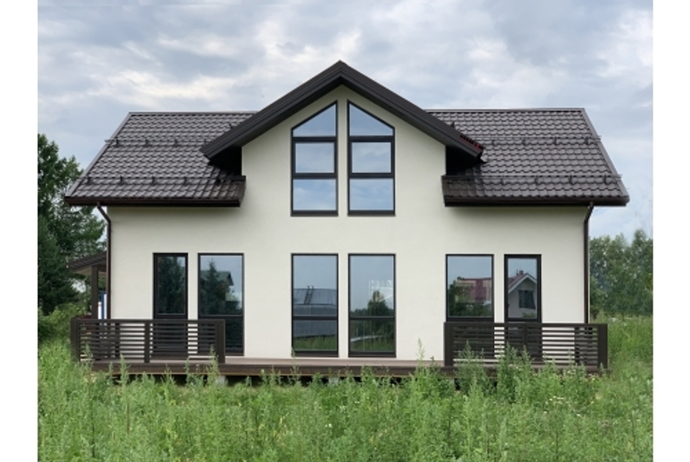 Металлочерепица классик 0,5 Rooftop Бархат RR 32 темно-коричневый