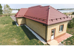 Металлочерепица камея Grand Line 0,5 PurLite Matt RAL 3005 красное вино