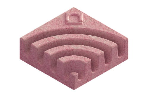 Модуль Г-образного соединения лотков 150х150 красный