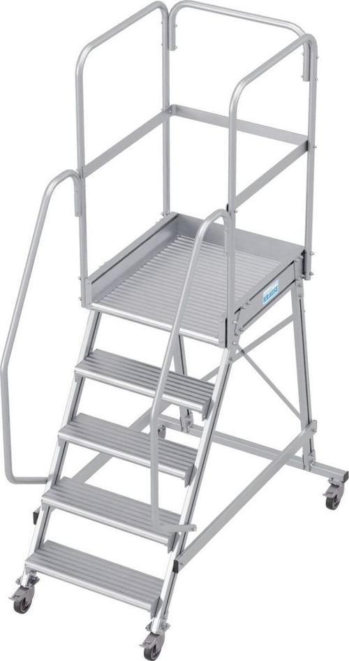 Односторонняя передвижная лестница с площадкой CORDA, 1х5