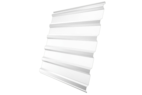 Профнастил C20R 0,5 Satin с пленкой RAL 9003 сигнальный белый