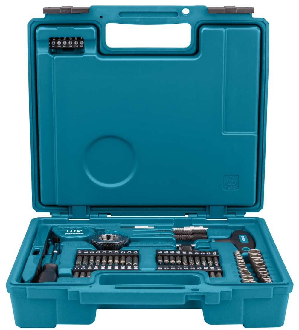 Набор сверл и насадок BASIC 212 шт. Makita E-06270