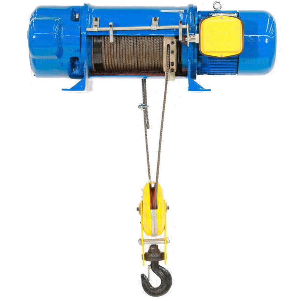 Таль стационарная на лапах 2т 6м 380В электрическая канатная TOR CD PRO