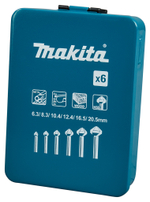 Набор зенкеров 6.3-20.5 мм, 6 шт Makita D-42204