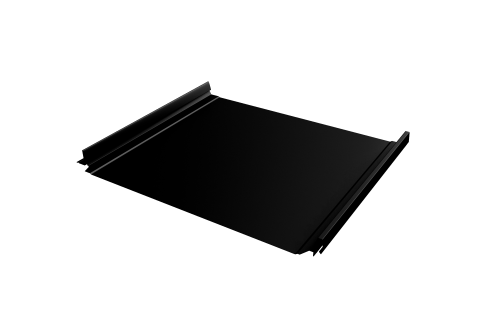 Кликфальц Pro Grand Line 0,5 GreenCoat Pural BT, matt с пленкой на замках RR 33 черный (RAL 9004 сигнальный черный)