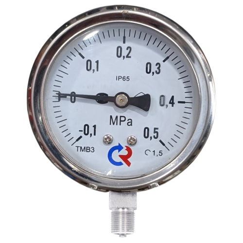 Мановакуумметр радиальный Росма ТМВ-32GР.GG (-G.1-G.15МПа) G1/4 1.5 виброустойчивый (готовый к гидрозаполнению) 63мм, тип - ТМВ-32GР, радиальное присоединение, шкала (-G.1-G.15МПа), резьба G1/4, класс точности 1.5, цвет хром