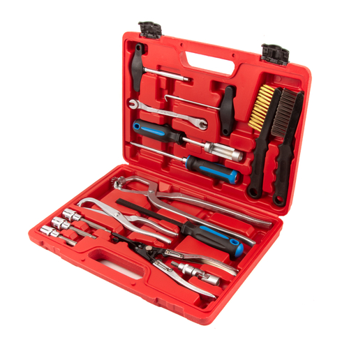 WDK-214600 Набор инструментов для ремонта и обслуживания тормозной системы 15 предметов