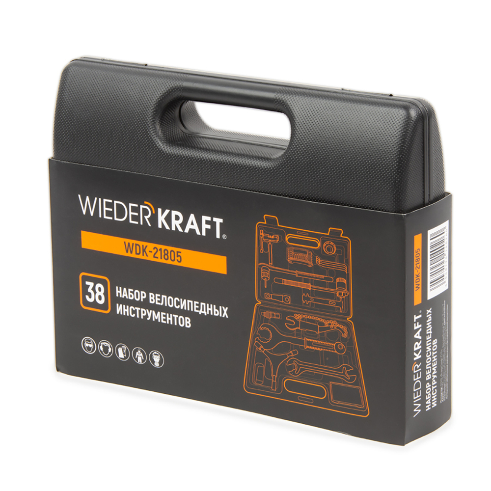 WDK-21805 Набор велосипедных инструментов 38 шт.