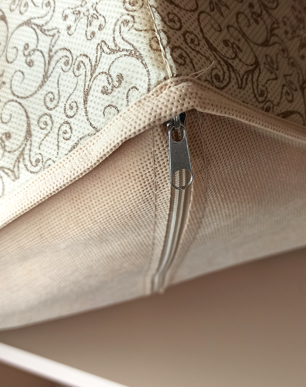 ОРГАНАЙЗЕР для хранения вещей 5 отделений ГЕЛЕОС "Миндаль"/бежевый/ 40х40х13 см