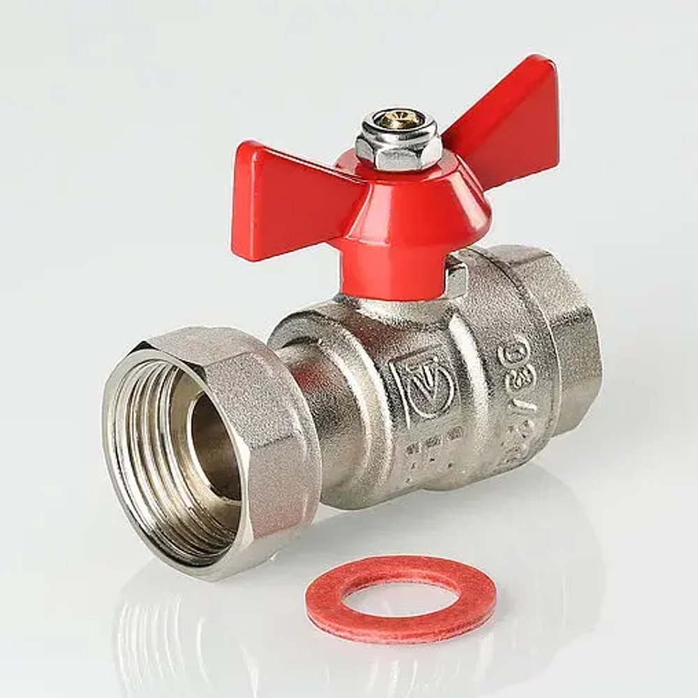 Кран шаровый с накидной гайкой ½"в x ¾"нг Valtec VT.241.N.0405