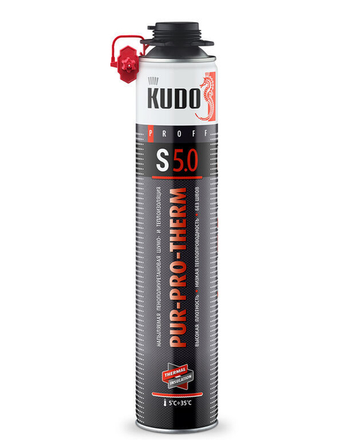 Напыляемая бесшовная шумо- и теплоизоляция высокой плотности KUDO® PUR-PRO-THERM S 5.0 НА ПИСТОЛЕТ
