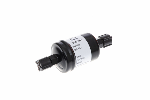 Ридан 023B7101R — Герметичный фильтр-осушитель с шариковой засыпкой DFL 032 TW, присоединительные патрубки 1/4", под отбортовку