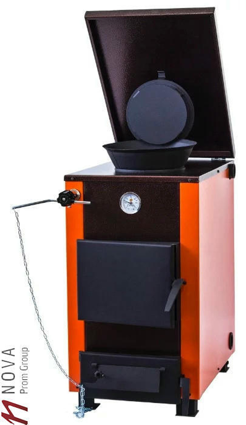 Котел Сибирь Гефест 20 кВт+3 (220В) твердотопливный