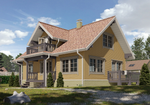 Сайдинг LUX под дерево, Корабельный брус, зрелый каштан