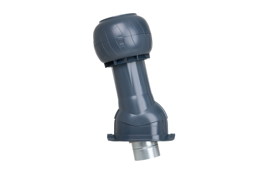 Комплект вентиляции Gervent Statik для кровли Монтеррей 160мм труба изолированная 150мм RAL 7024 графитовый серый