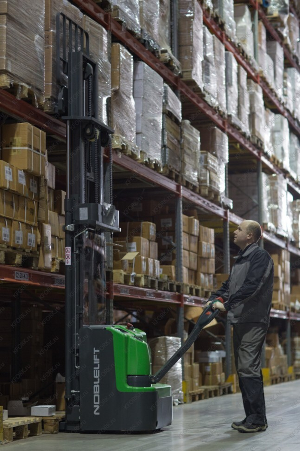 Штабелер электрический самоходный Noblelift PS16L 5300 c литиевой батареей