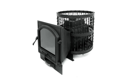 Печь банная Kennet Бастион 22 сетка ковка панорама 505