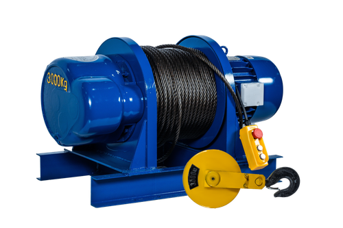 Лебедка электрическая KCD 1500/3000 кг, 100/50 м 380В