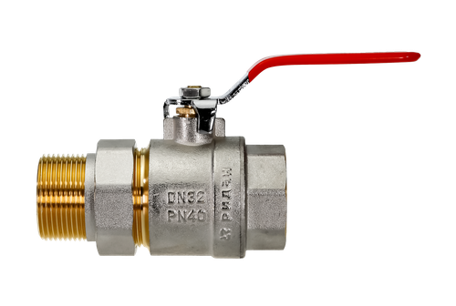 Ридан 065B8306RG — BVR-FR кран шаровой ГОСТ Р 59553 с накидной гайкой и ниппелем, DN32; PN40