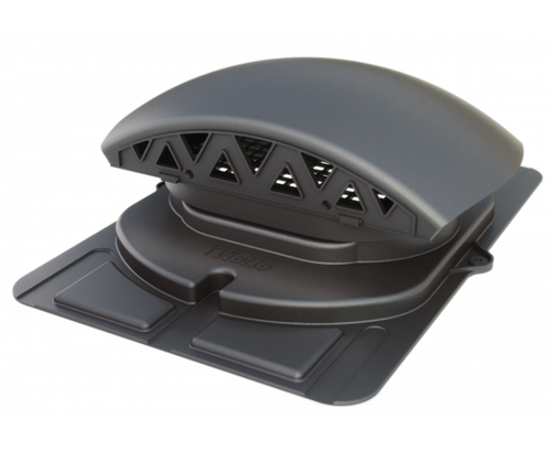 Вентилятор подкровельного пространства с универсальным проходным элементом, черепаха 460/352/145 серый графит RAL 7024