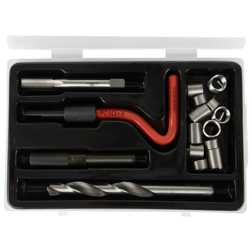 WDK-ST1415 Набор для восстановления резьбы M14X1,5, 16 предметов, шт