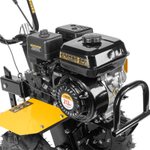 Мотоблок DPT-270, 7 л.с., ремен.сцеп, шир 85 см, глуб 35 см,фрез 3х4,ШОМ,скор 2В/1Н,кол 8" Denzel