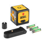 Лазерный уровень DQB, 30 м, зеленый луч, батарейки, сумка Denzel