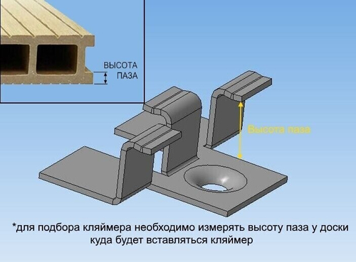 Кляймер монтажный Hideck №10