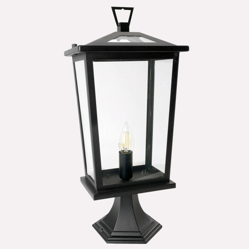 Светильник садово-парковый Feron PL754 на постамент 60W 230V E14, черный 51280