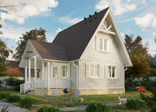 Сайдинг LUX под камень, Rocky, кокос