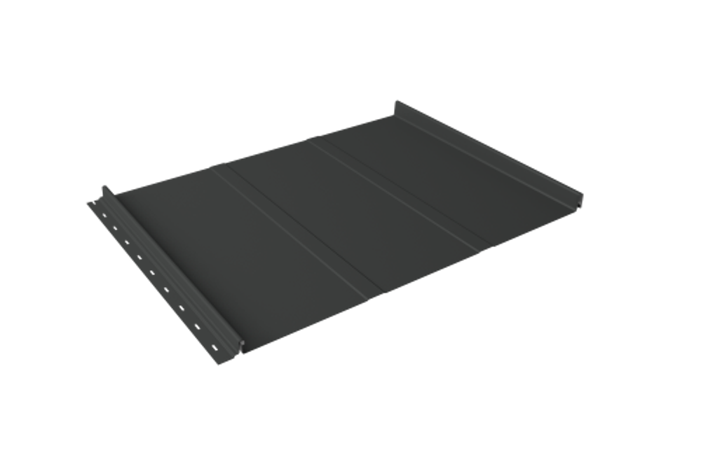 Кликфальц Line Grand Line 0,5 Satin Matt TX с пленкой на замках RAL 7016 антрацитово-серый
