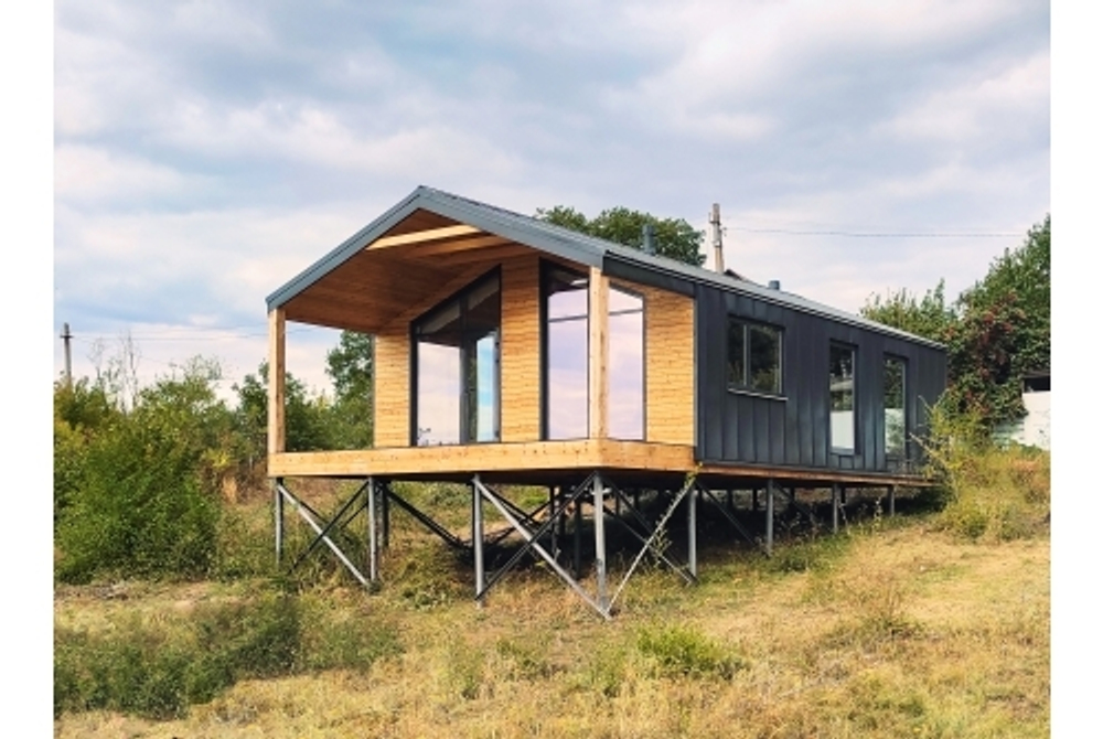 Кликфальц Grand Line 0,5 Satin с пленкой на замках RAL 7024 мокрый асфальт