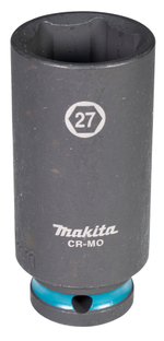 Ударная торцовая головка Impact Black 1/2, 27x81,5 мм Makita E-16536