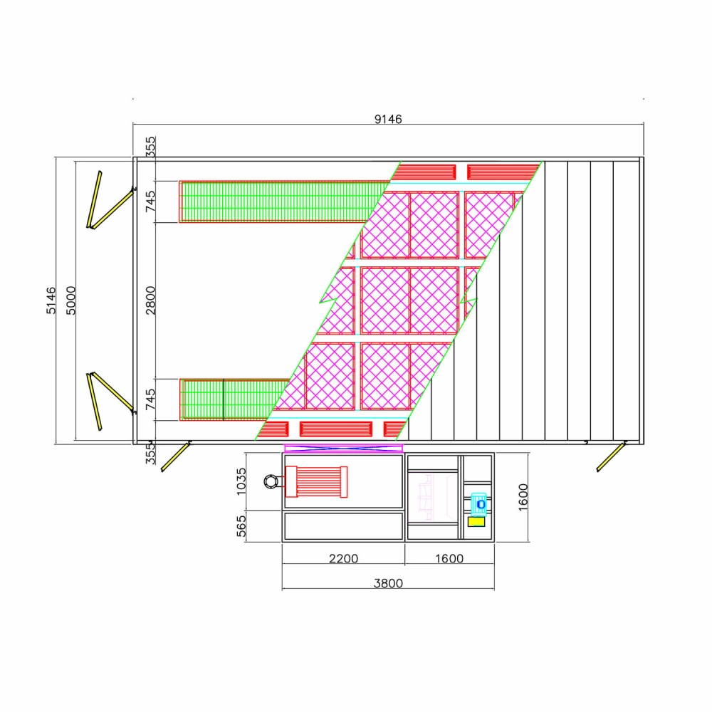 WDK-900 (Trucks) Окрасочно-сушильная камера