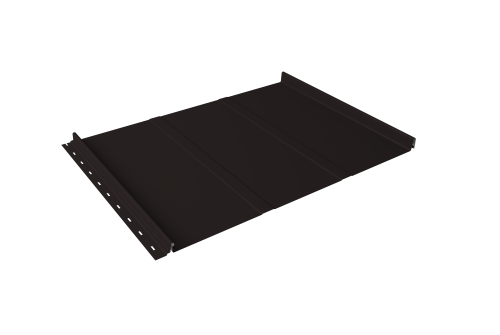 Кликфальц Line Grand Line 0,45 Drap ST с пленкой на замках RAL 9005 черный