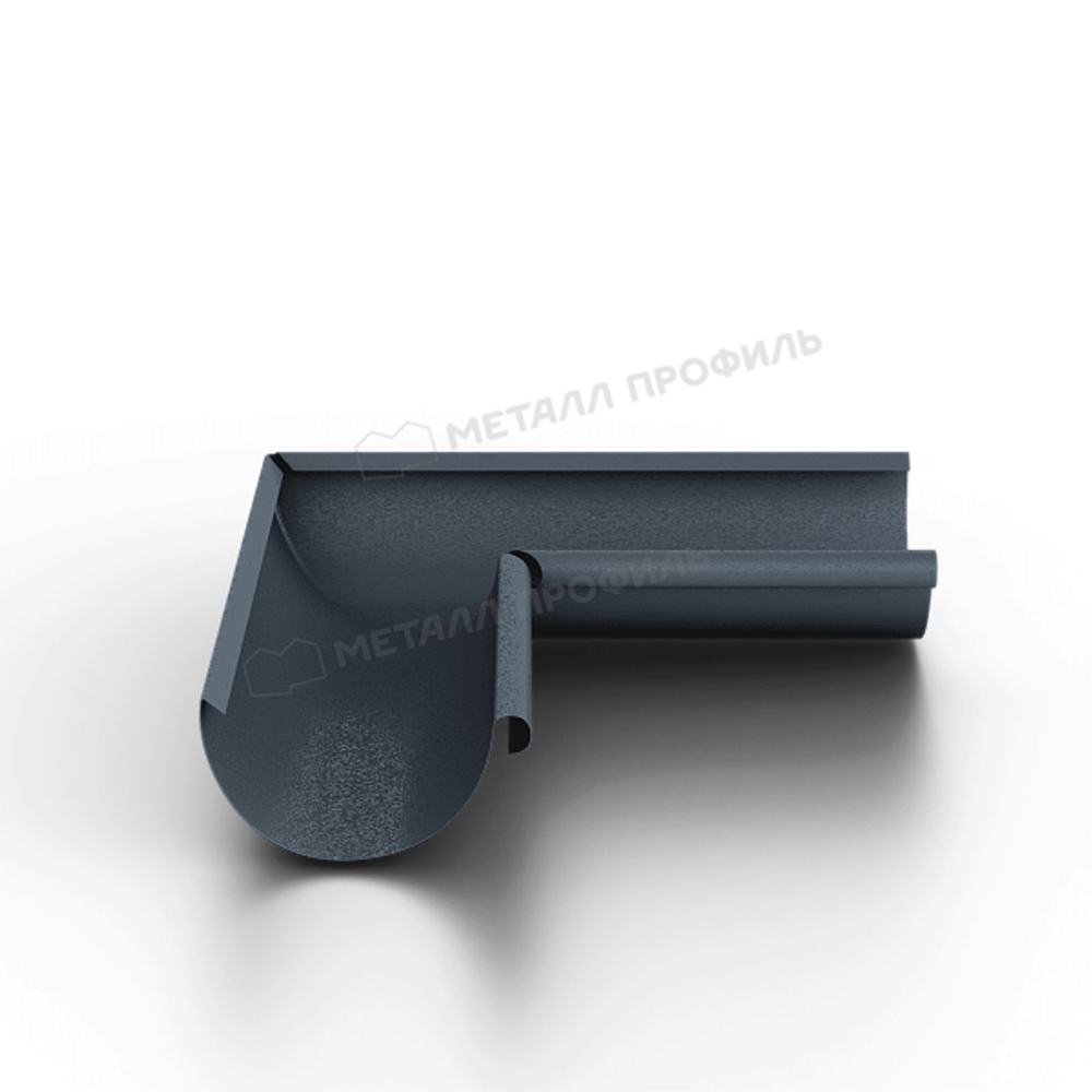 Угол желоба внутренний МЕТАЛЛ ПРОФИЛЬ Foramina Freeze D125 Grey