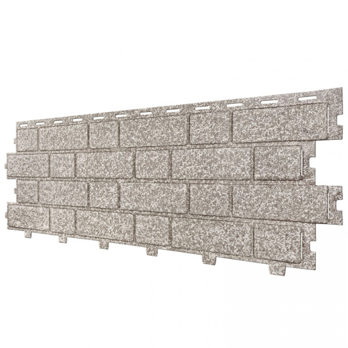Панель фасадная ТехноНиколь Формлайт Кирпич серо-бежевый 1140х350 мм (0,318 м2), 16 шт/упак