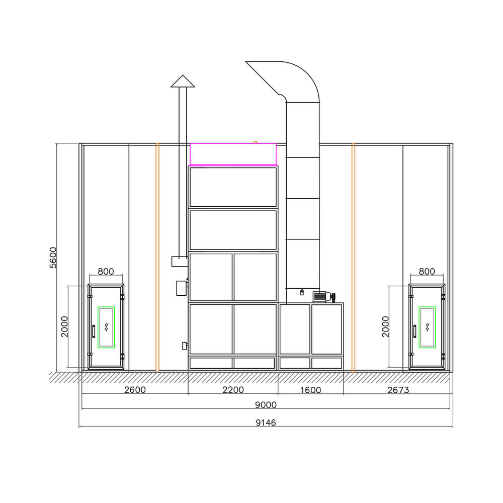 WDK-900 (Trucks) Окрасочно-сушильная камера