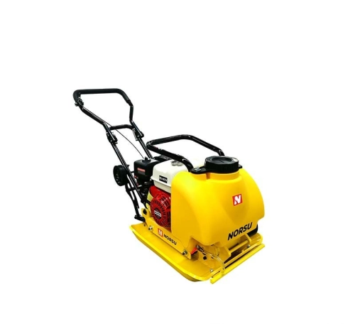 Виброплита бензиновая прямоходная (колесный комплект, бак для воды) NORSU RS-90TH