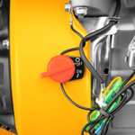 Мотоблок DPT-270SB, 7 л.с., ремен.сцеп, фрез 3х4, ШОМ, без колес, передачи 2В/1Н Denzel