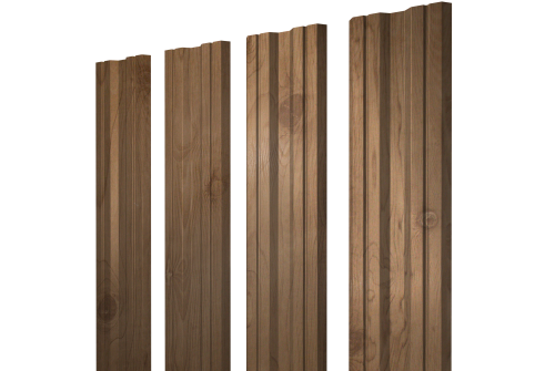 Штакетник Twin с прямым резом 0,45 Print Premium Pine Wood Fresh