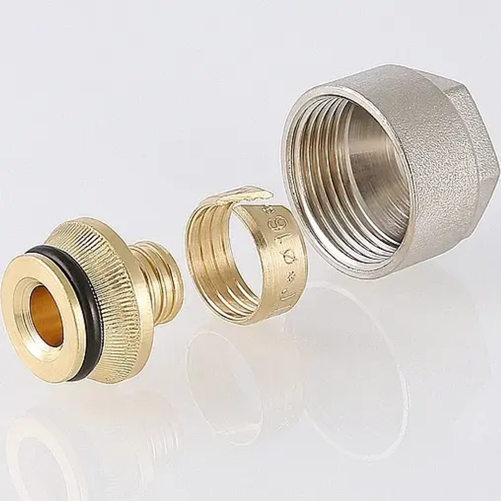 Концовка для труб из сшитого полиэтилена ¾"ек x 16x2.2мм Valtec VT.4410.NE.1622