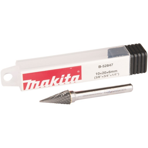 Борфреза алмазная для нержавеющей стали, SM, 10x20x6 мм Makita B-52847