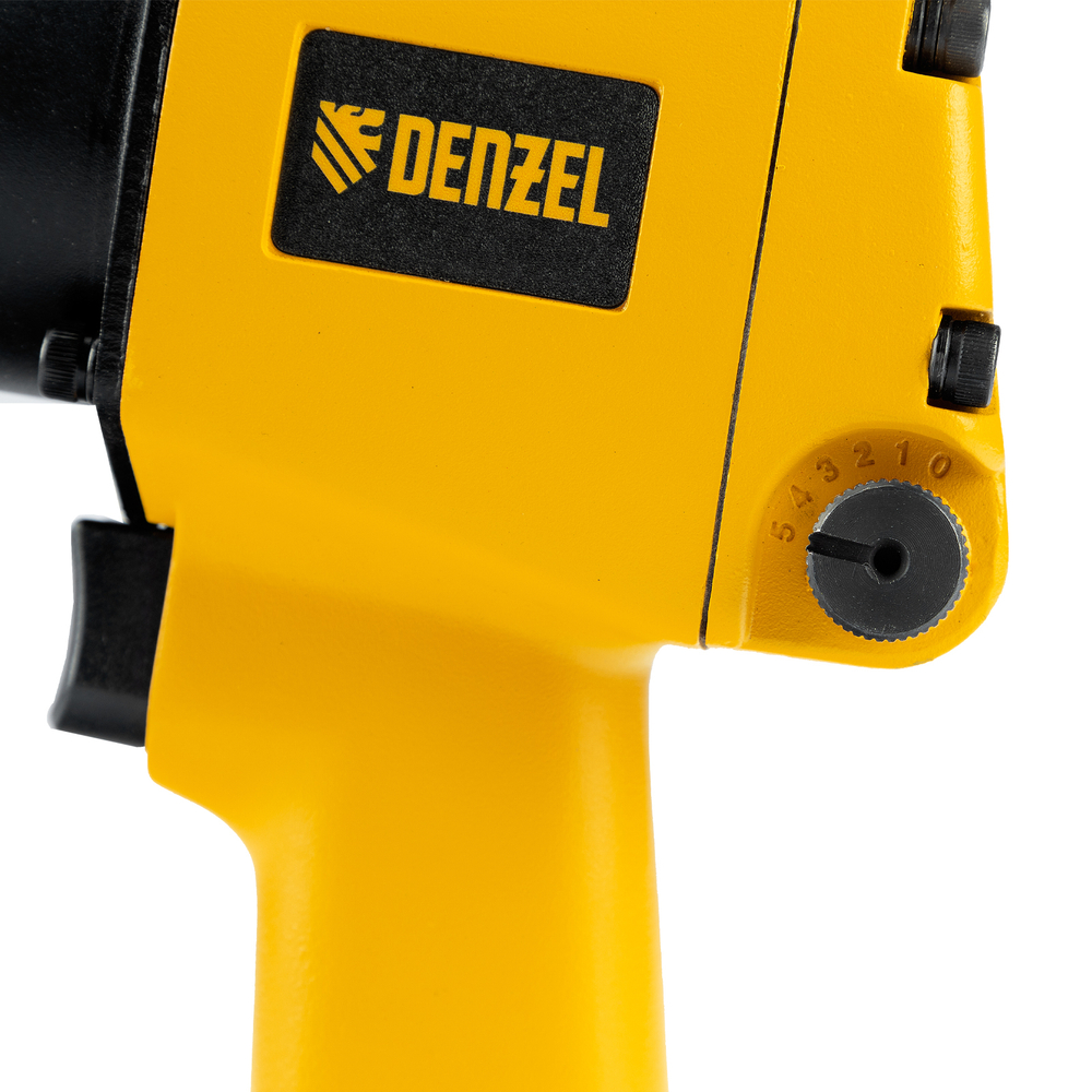 Ударный пневмогайковерт IW860+набор головок, 1/2", 7000 об/мин, 868 Нм Denzel