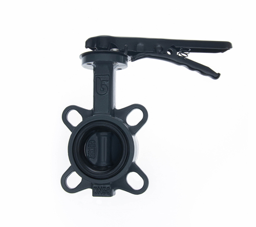 Ридан 082X4408 — Затвор дисковый поворотный ЗДМ 03.16.250 с центрирующими проушинами, PN16, DN250, управление — рукоятка