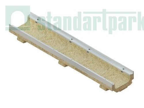 Лоток водоотводный CompoMax Drive полимербетонный усиленный H100 кл.С,D,Е